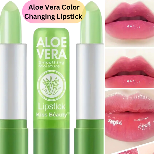 Aloe Vera Color Changing Lipstick  Long-Lasting Moisturizing  Waterproof