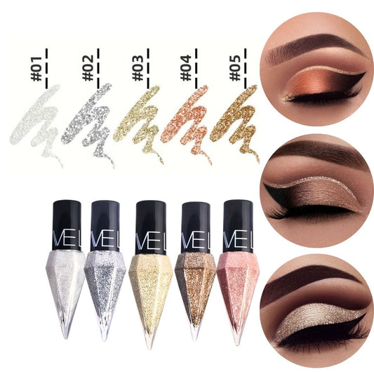 Shimmering Liquid Eyeshadow Waterproof Glitter Eyeliner